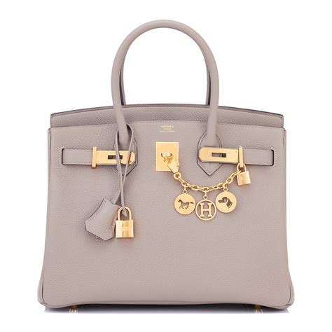 hermes gris asphalt birkin togo